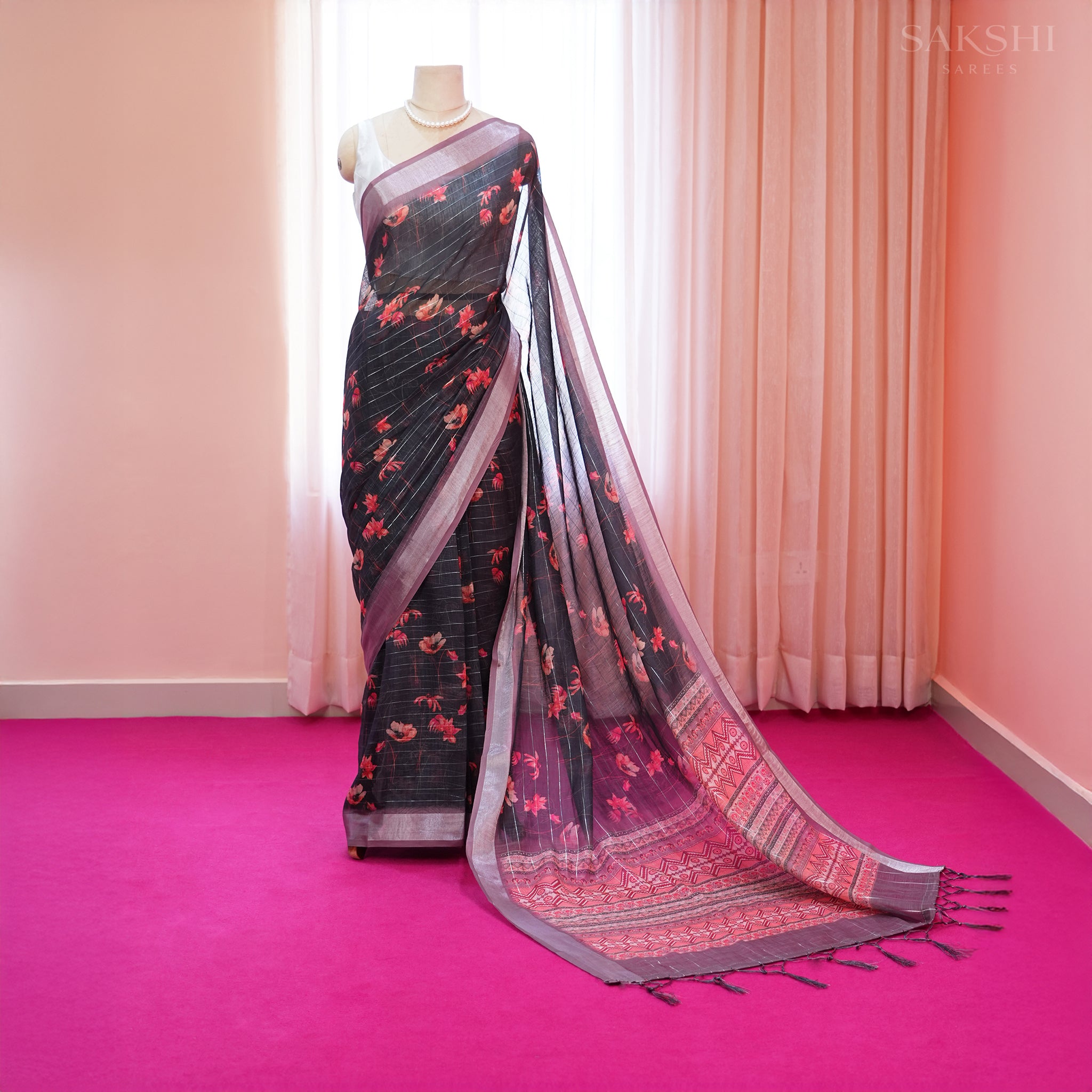 Everyday Bloom with Shades of Black and Orange