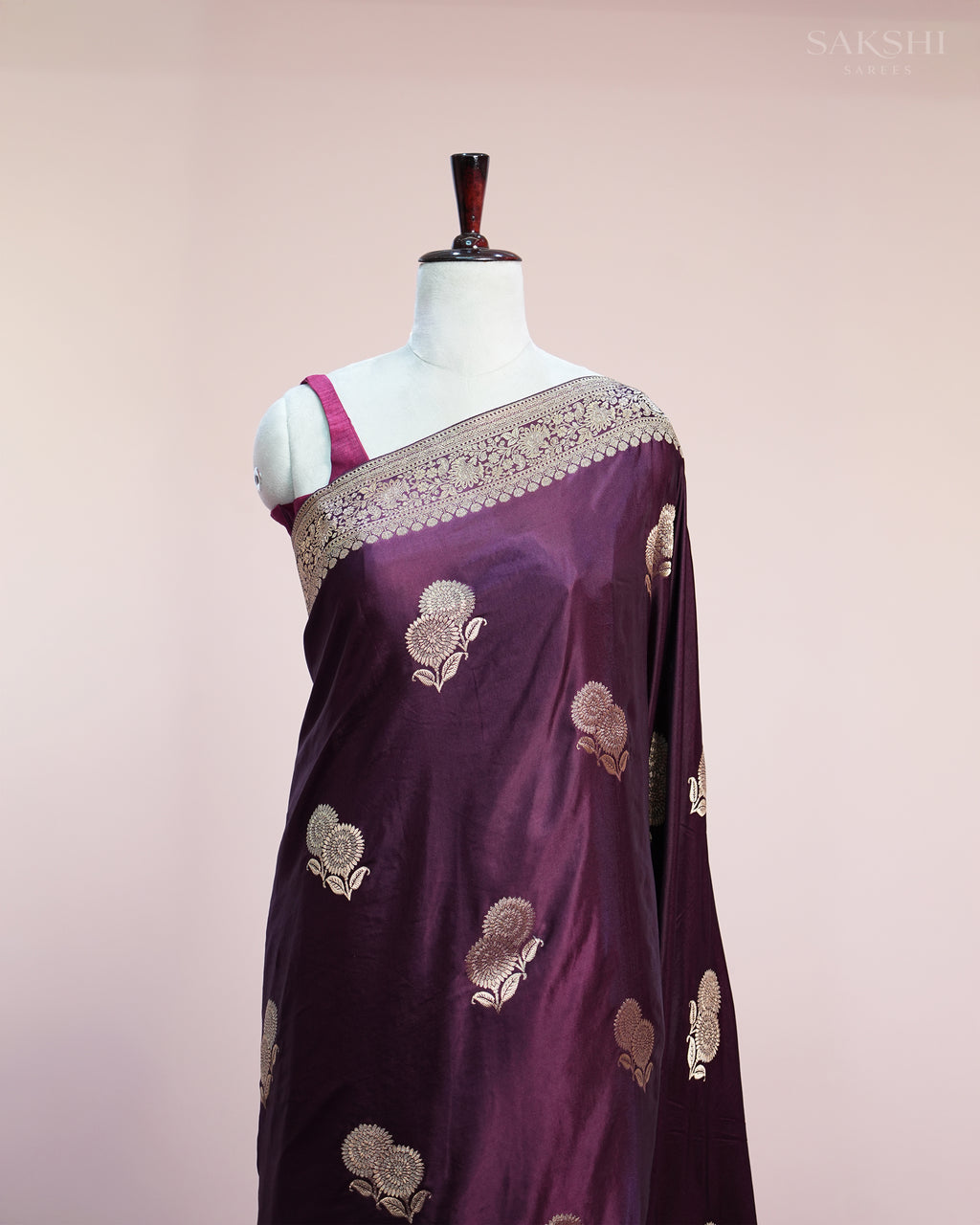 Signature Regal Double Flower Trouble in Dark Purple