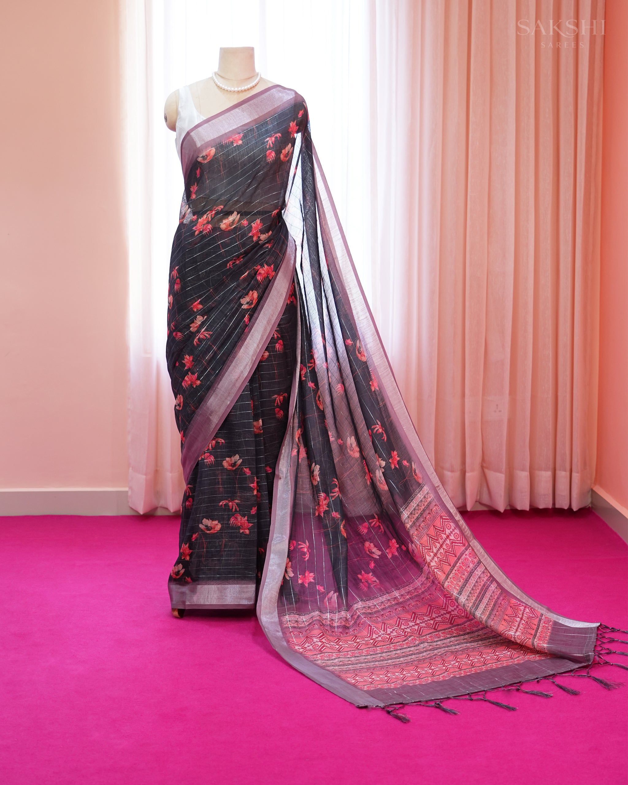 Everyday Bloom with Shades of Black and Orange