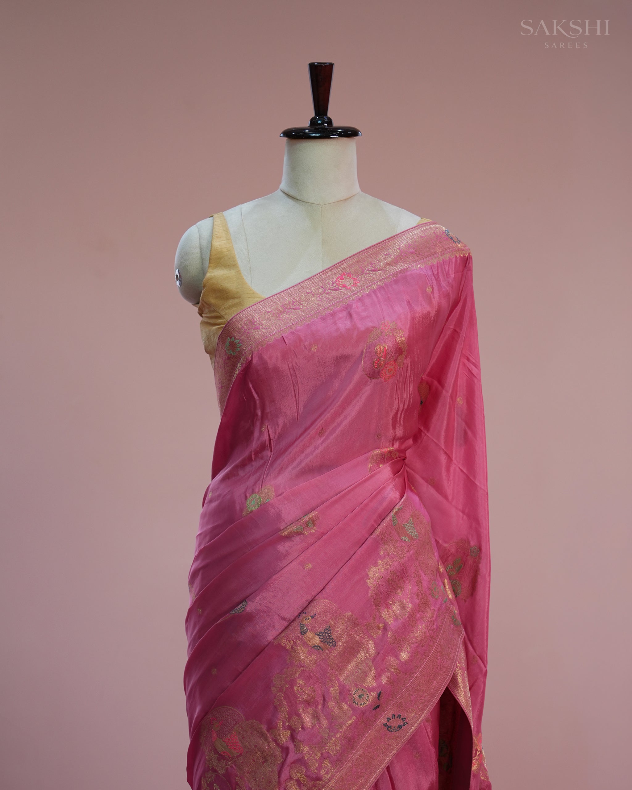 Signature Regal Butterfly Peacock Dance in Pink