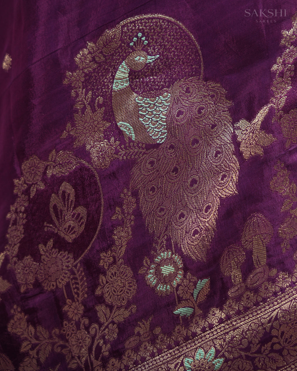 Signature Regal Butterfly Peacock Dance in Purple