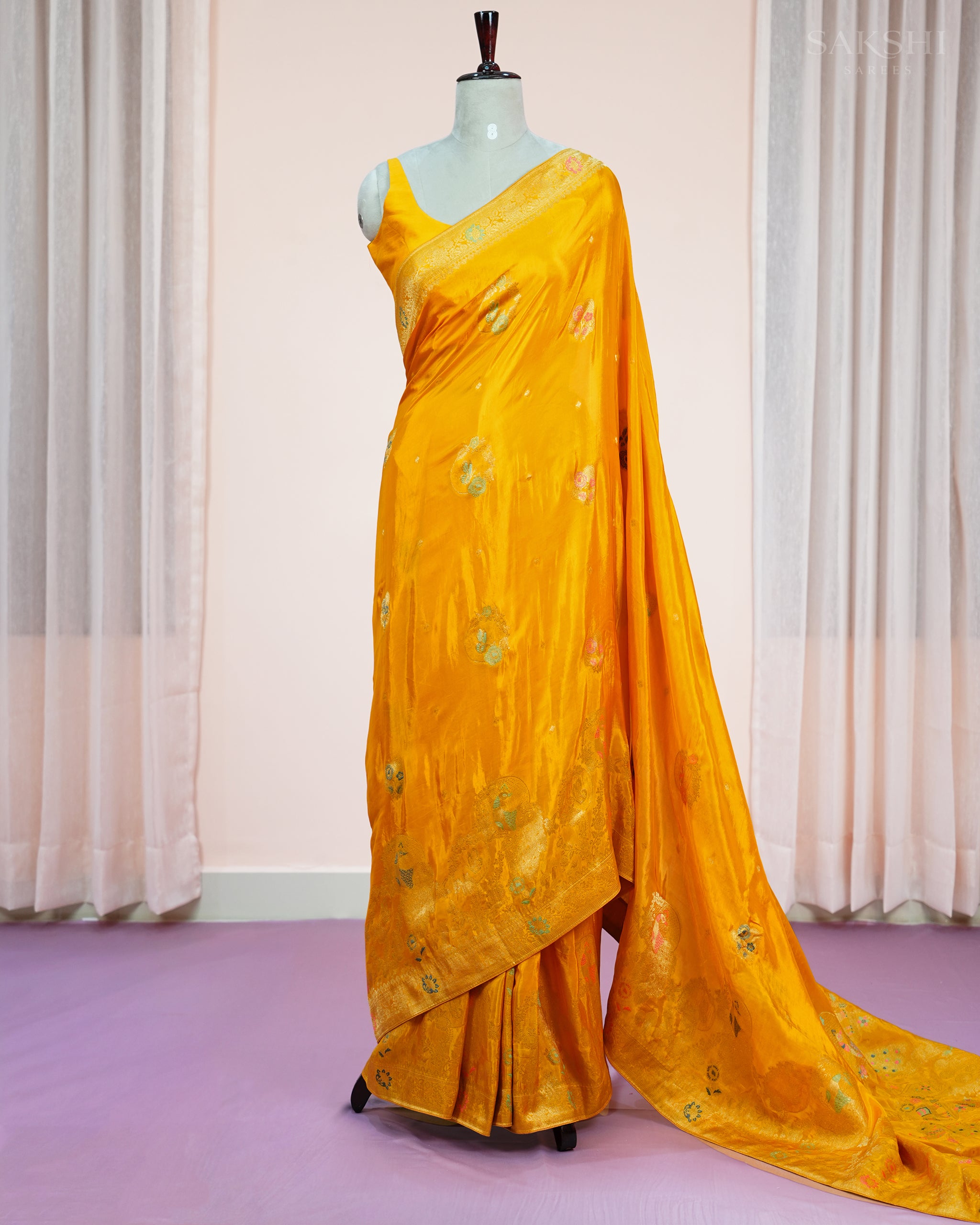 Signature Regal Butterfly Peacock Dance in Yellow