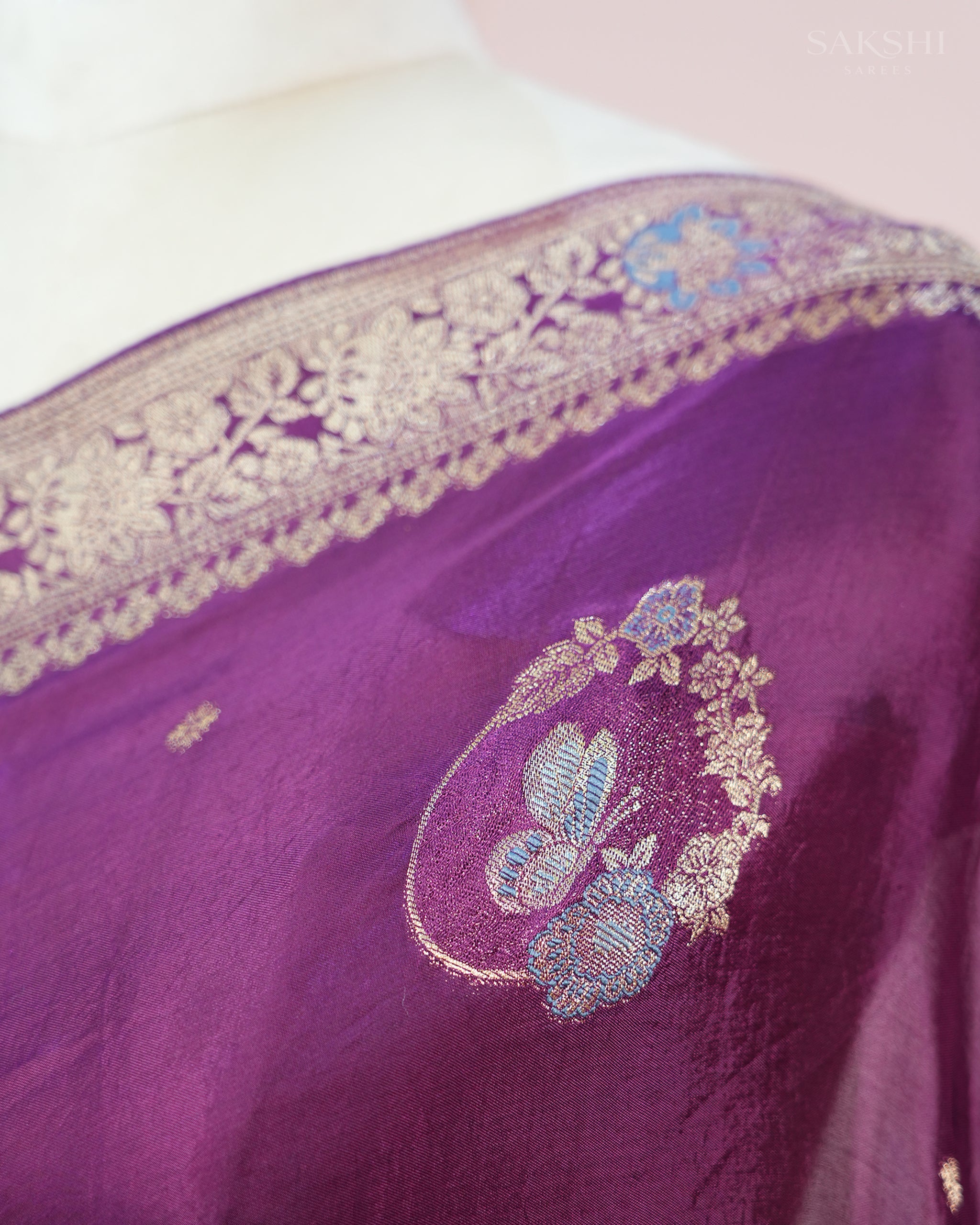 Signature Regal Butterfly Peacock Dance in Purple