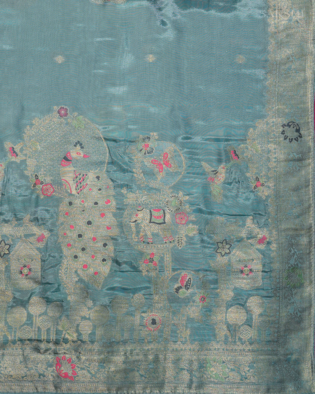 Signature Regal Butterfly Peacock Dance in Blue