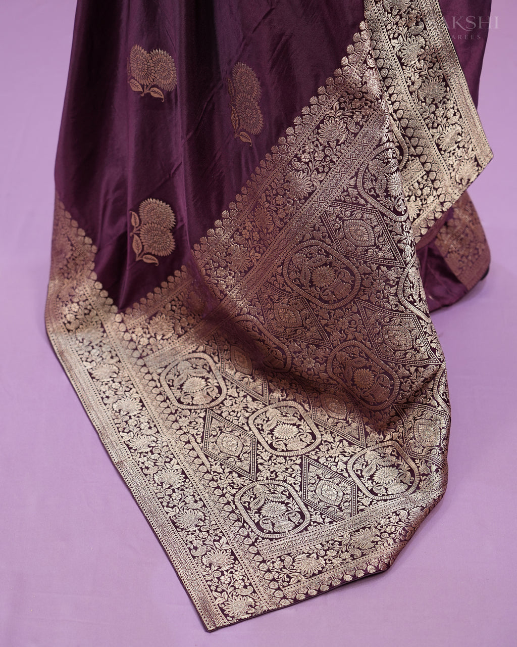 Signature Regal Double Flower Trouble in Dark Purple
