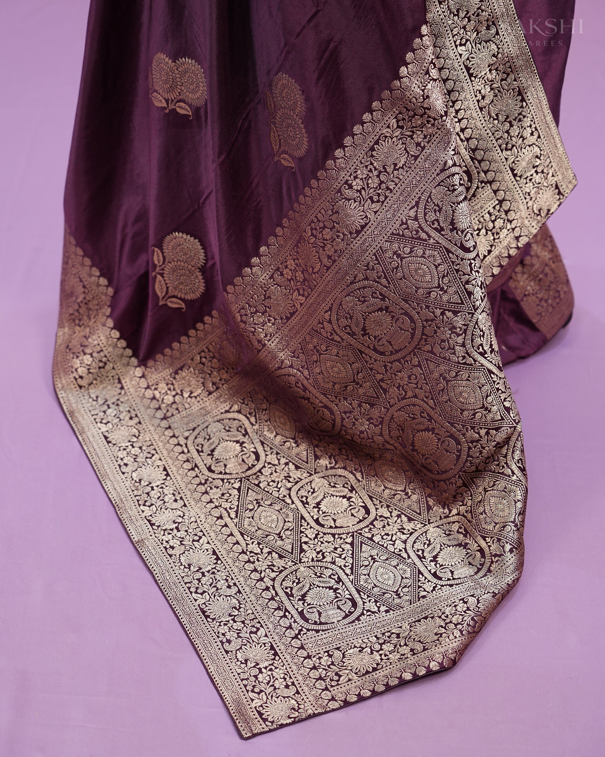 Signature Regal Double Flower Trouble in Dark Purple