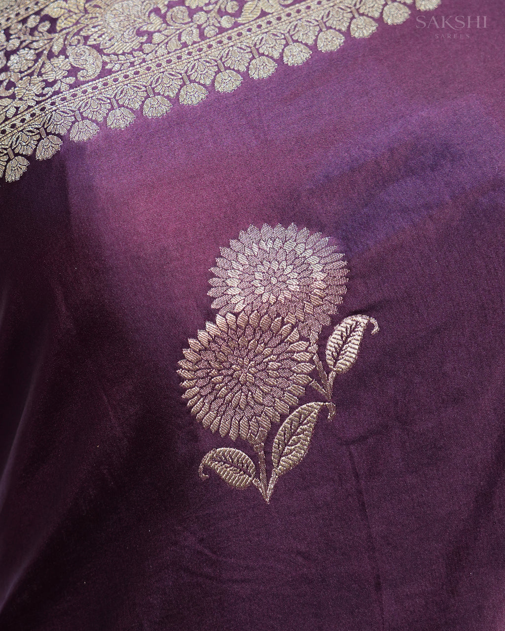 Signature Regal Double Flower Trouble in Dark Purple