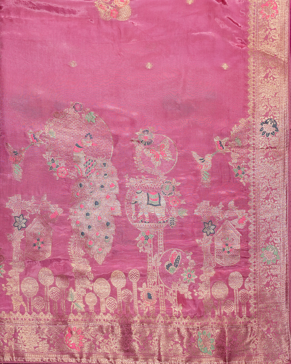 Signature Regal Butterfly Peacock Dance in Pink