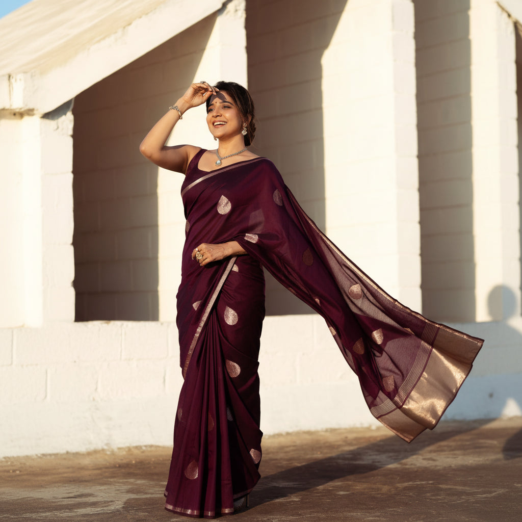 Zara Virelle Purple Festive Glow