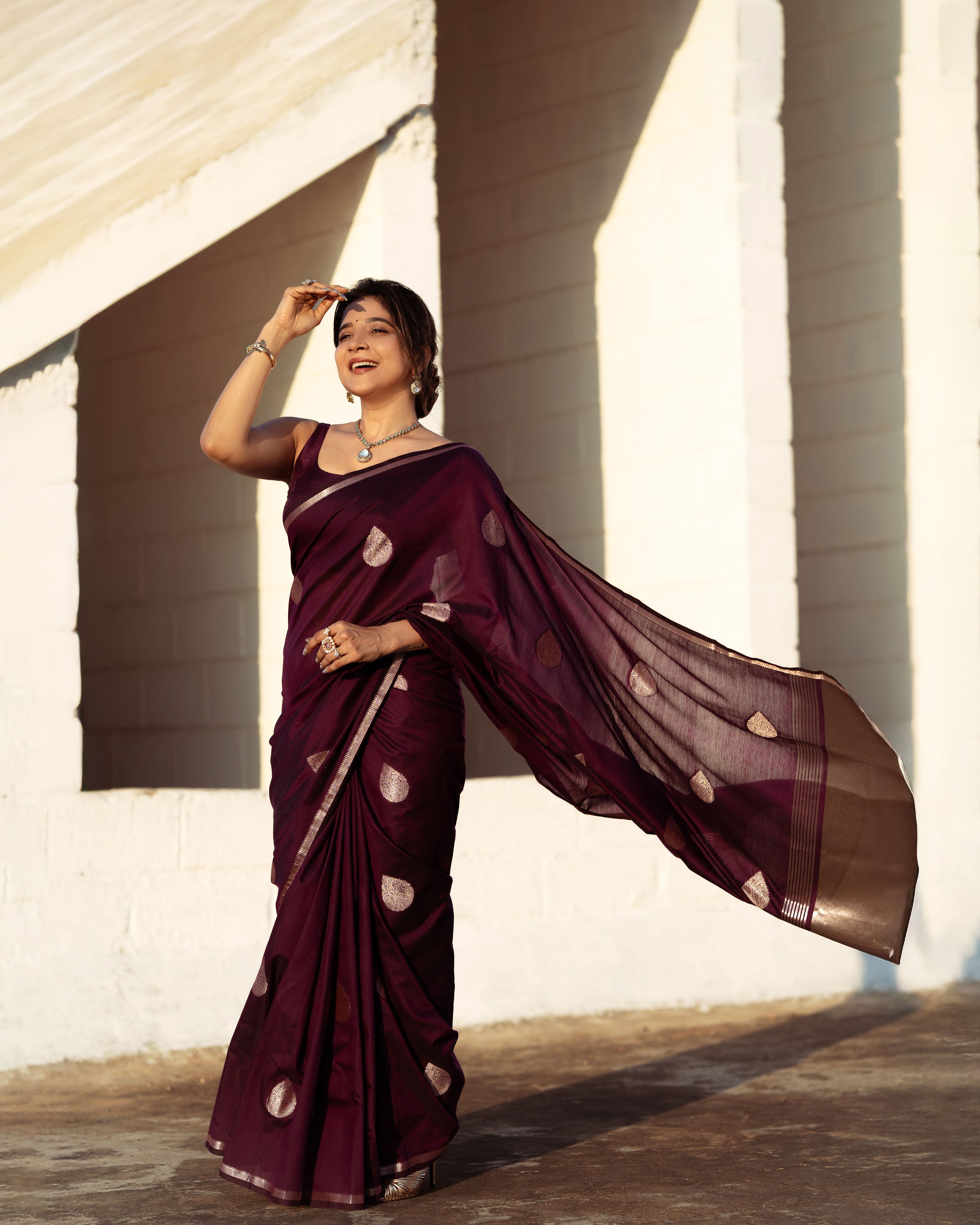 Zara Virelle Purple Festive Glow