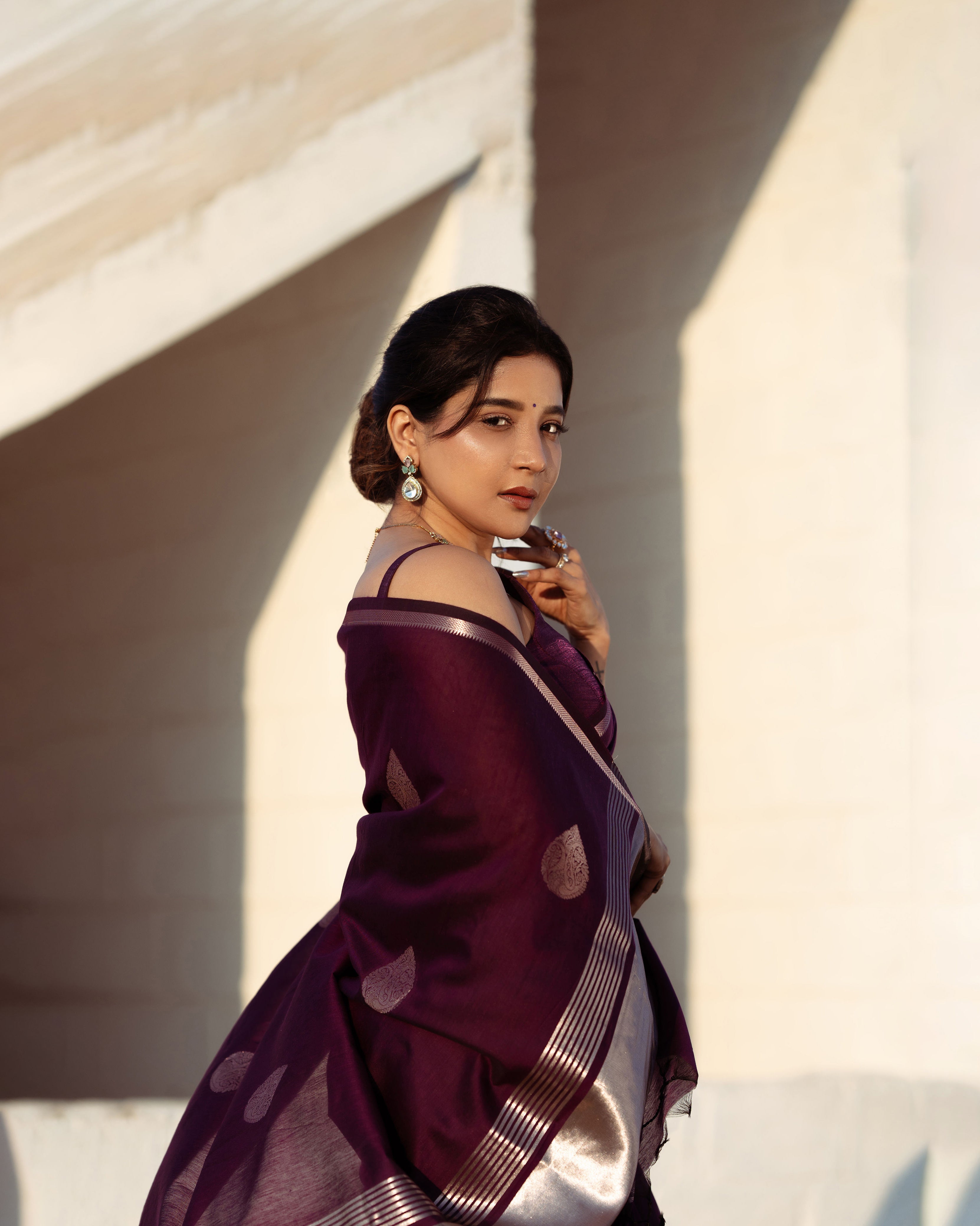 Zara Virelle Purple Festive Glow