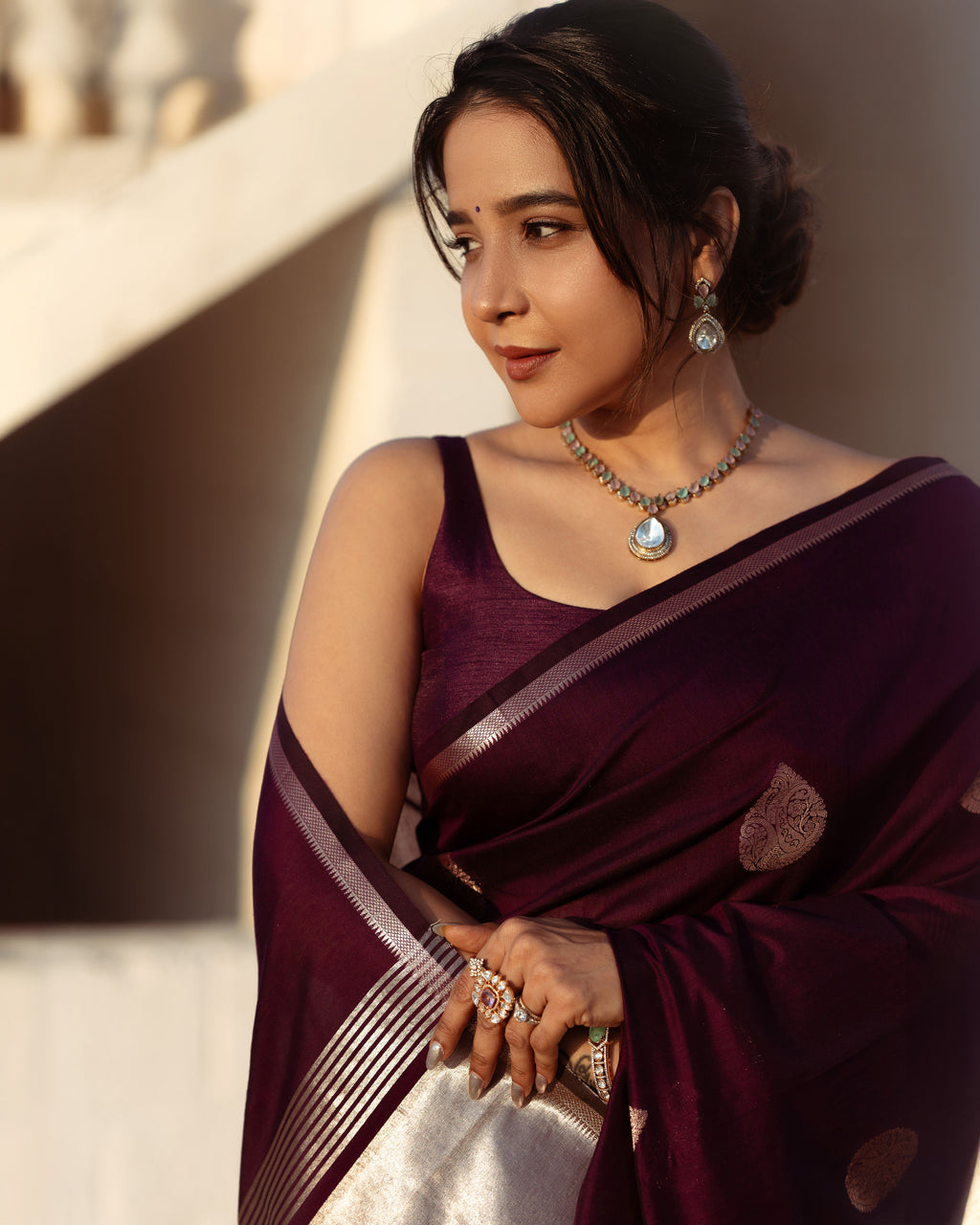 Zara Virelle Purple Festive Glow
