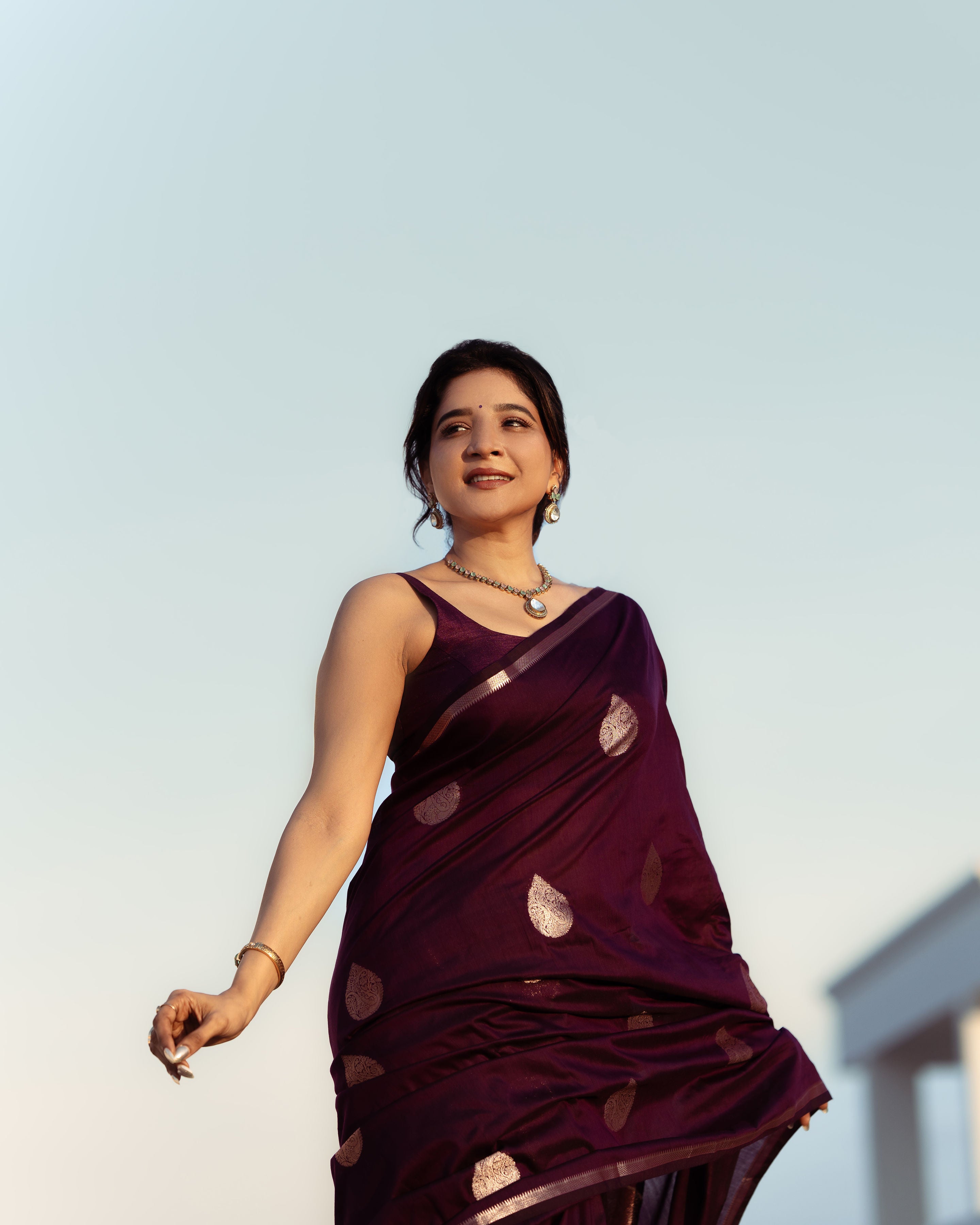 Zara Virelle Purple Festive Glow