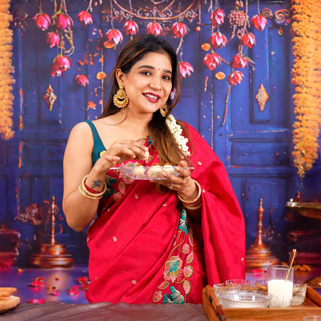 Sakshi Sarees - Exclusive Collective - Karthikeya Deepam - Rava Laddu Youtube Hit