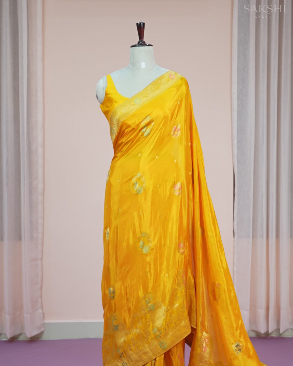 Signature Regal Butterfly Peacock Dance in Yellow