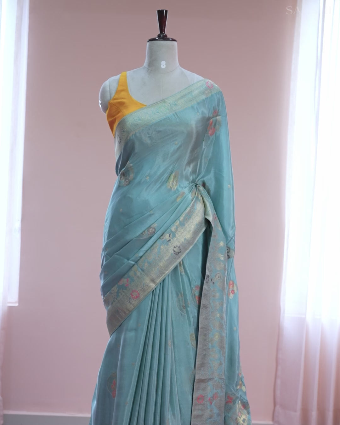 Signature Regal Butterfly Peacock Dance in Blue